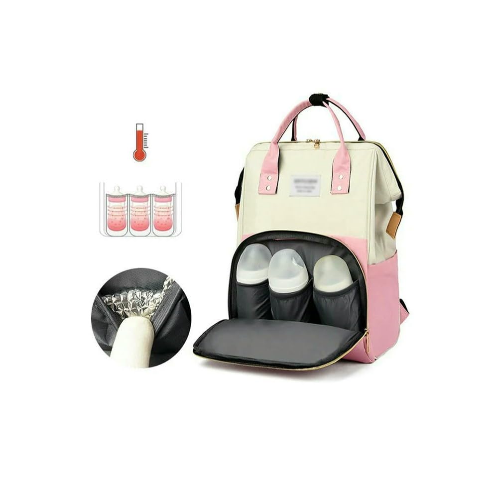 JJDFW Borsa multifunzionale per maternità leggera e comoda zaino per pannolini grande capacità borse per la cura del bambino forniture per bambini