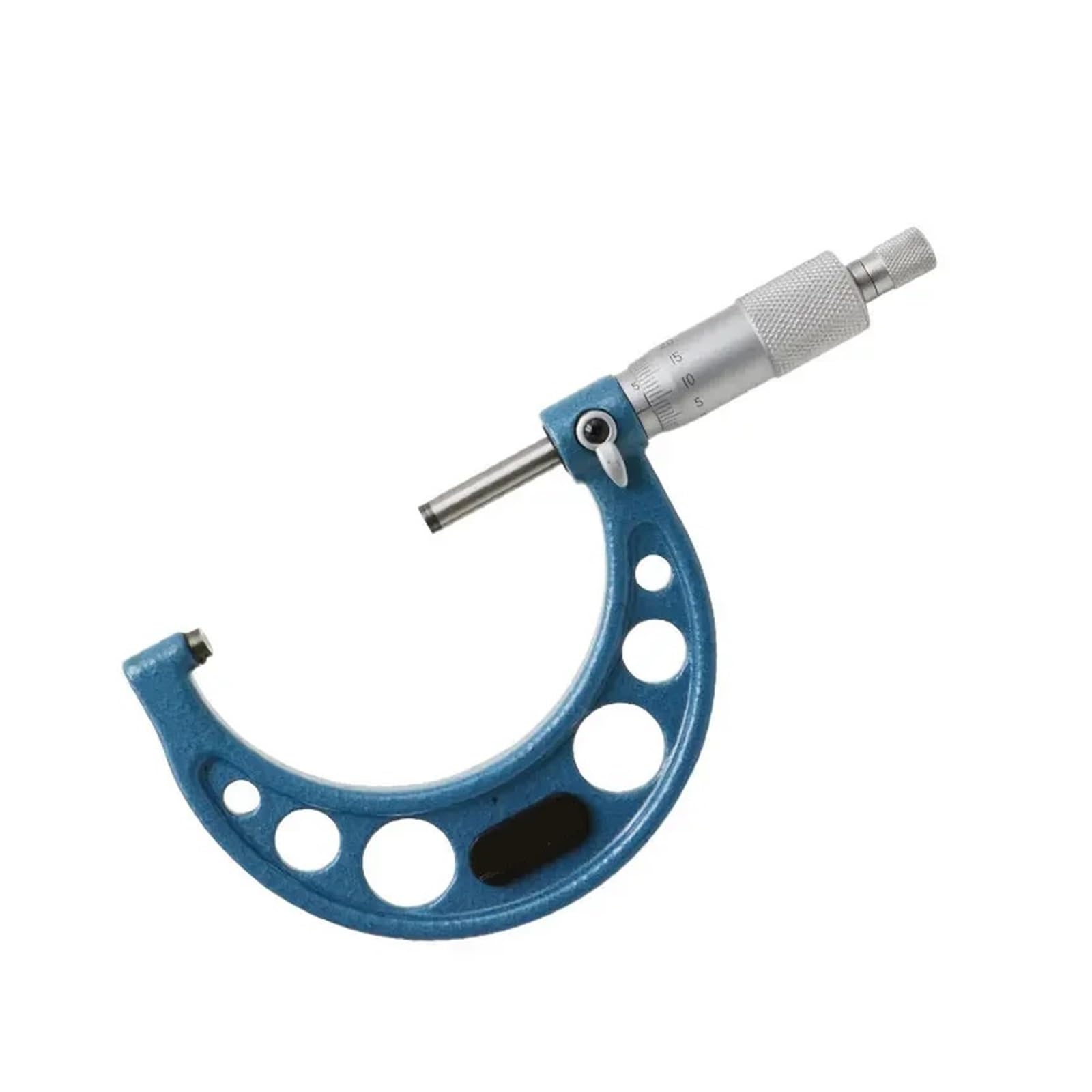 Juego de micrómetro de Exteriores Micrómetro Exterior Azul 5201A de 0,01 mm Calibres mecánicos Herramienta de medición micrométrica Calibrador micrométrico(75-100mm)