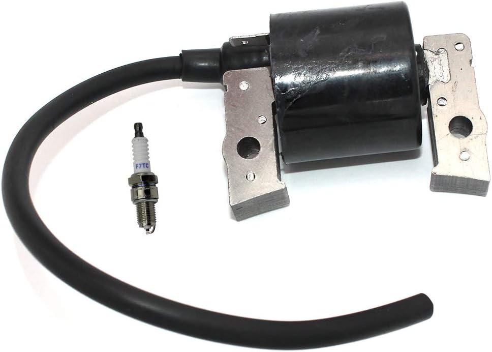 Ignition Coil Spark Plug For Kawawaki FB460V FC400V FC420V FS481V Toro 30106 30112 30115 Kawasaki 21121-2008 John Deere AM101065 Etesia ET-18092