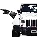 Xprite Lower Steel Windshield Hinge Corner Brackets Mounting For LED Spot Flood Lights on 2007-2018 Jeep Wrangler JK - 1 Pair