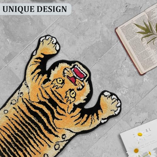 Tapete Angry Tiger 91x152 cm Suave y Antideslizante miniatura 5