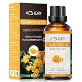 AESHORY Olio Essenziale di Osmanto 50ML, Naturali Olio Aromaterapico di Osmanto, Olio Profumati Premium per Diffusori, Massaggio, Bagno, Cura della Pelle, Rilassamento e Calma