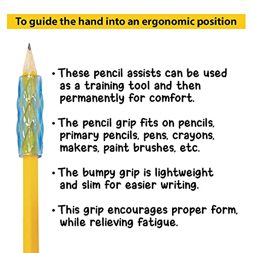 Bazic Products 1502 Bazic Pencil Grip Soft Gel Pen Grip thumb #3