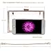 HQdeal Luxury Acrylic Fashionable Transparent Evening Clutches Shoulder Bags Handbag for Women Ladies Gift Ideal