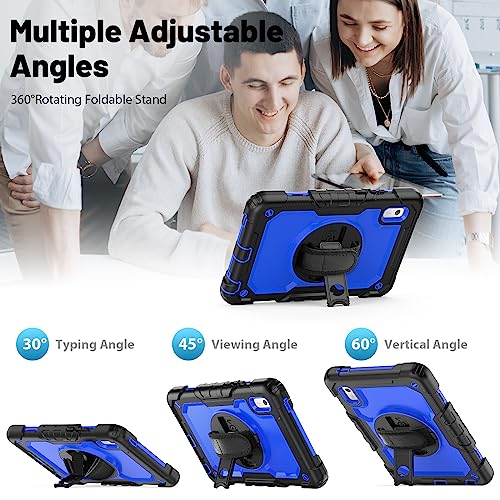 SEYMCY for Lenovo Tab M9 Case 9 Inch 2023, Full-Body Shockproof Cover with Screen Protector, 360° Rotating Stand & Hand Strap - Image 4