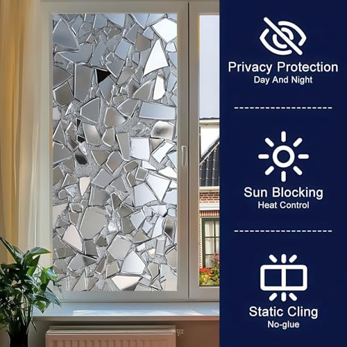 Vinilo decorativo para ventana HOMETITUTE 17.7x39.3 pulgadas miniatura 4