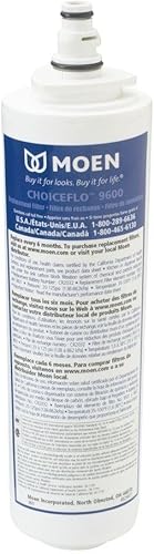 Miniatura 2 de Moen 9601 ChoiceFlo Filtro de agua de repuesto compatible con grifos de cocina filtrados Sip (paquete de 2)