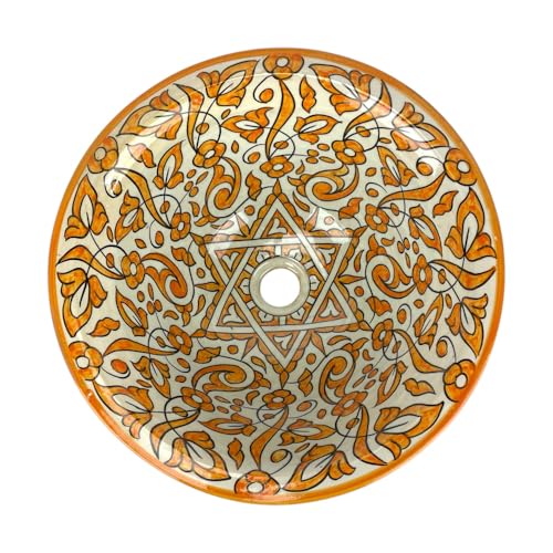 Artigianato Vulcano Stern Waschschale 40 cm