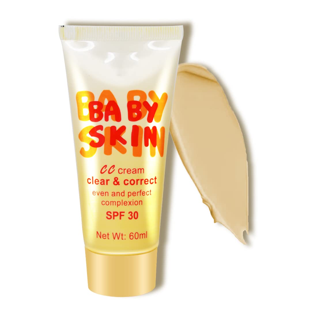 CC Cream Clear & Correct 60g | Even & Perfect Complexion With SPF 30, Shade 01