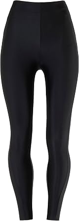Wolford Shannon Leggings for Women Ultra-Soft Stretch Jersey with Sporty Black Side Panels and Free Cut Length Adaptability
