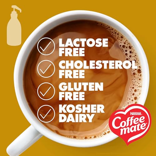 Image of Nestle Coffee mate Coffee Creamer, Creme Brulee, Liquid Concentrate Pump Bottle, Non Dairy, No Refrigeration, 50.7 fl oz (Pack of 2)