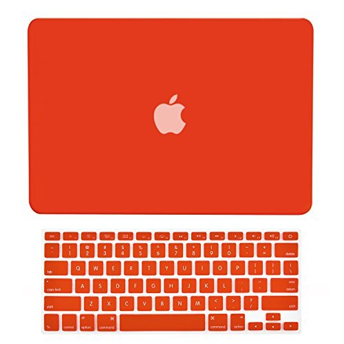 TopCase 2-in-1 Macbook Pro 15-Inch A1398 with Retina Display RED Rubberized Hard Case Cover and Keyboard Cover (LATEST VERSION / No DVD Drive / Release June 2012)+ TopCase Mouse Pad
