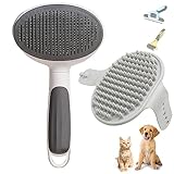 Maddity Cepillos Perro - Cepillo Gatos - Peine perro - Quita Pelos Mascota - Cepillo para perros - Cepillo para gatos accesorios para perros (Set 2 Cepillos)