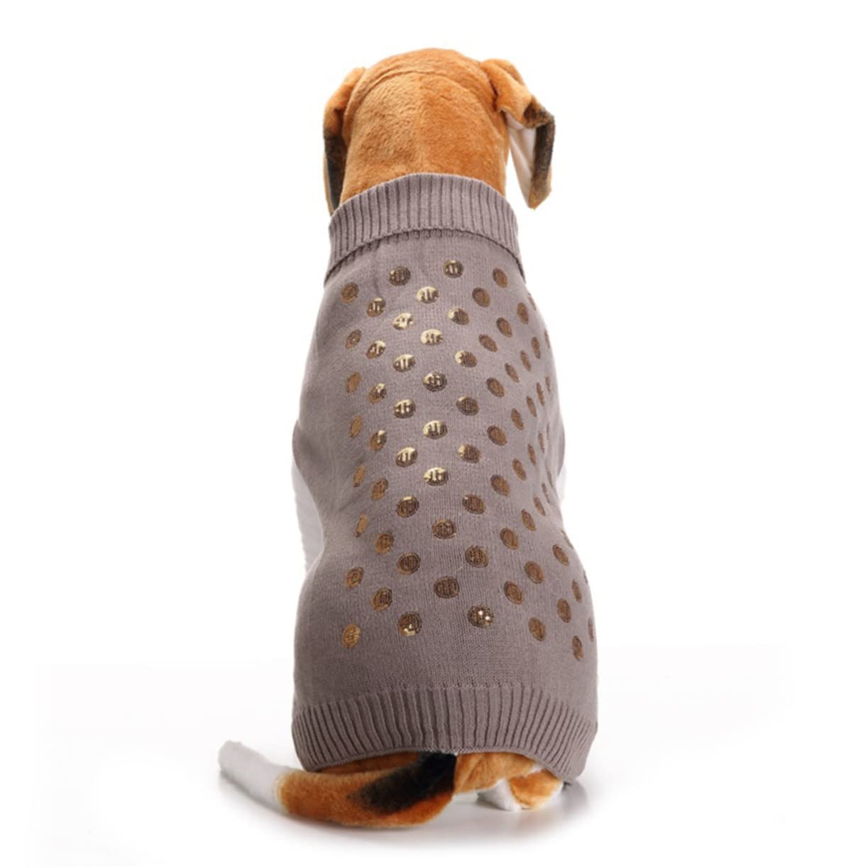 Toddmomy 3 Piezas Ropa de otoño para Mascotas suéteres de Cuello Alto suéter de de Navidad acrilico Dog Sweater suéter de Vestidos Ropa Abrigada para Perros Jefe Escamas