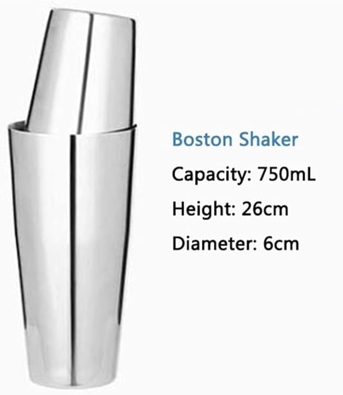 Set de Coctelera de Acero Inoxidable 13 Piezas para Bartender miniatura 4