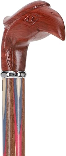 Miniatura 6 de Royal RC Canes Stylish Walking Sticks  Plated Eagle Head Handle Walking Canes with Wood Shaft and Silver Collar  Colorful Cane Best Gift for Men and
