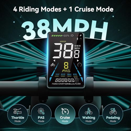 Image of Jasion RetroVolt Pro Electric Bikes,2000W Peak,38MPH,90 Miles
