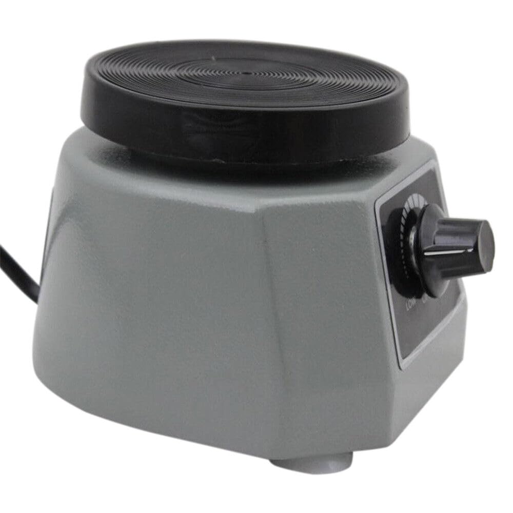 Dental Vibrator Rüttler Vibrator Zahntechnik Gipsrüttler Runder Vibrator Shaker Oszillator Dental Lab Ausrüstung für Zahnärzte 220V 100W (EU-Stecker)