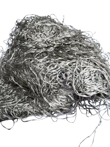 Exhaust Muffler Packing Volcanic Fiber Muffler Packing - 250g | Resists 1832°F (1000°C) Heat | Deep Sport Sound | Long Lasting for 2-stroke and 4-Stroke ATV Motorcycle Dirt Bike Automotive black