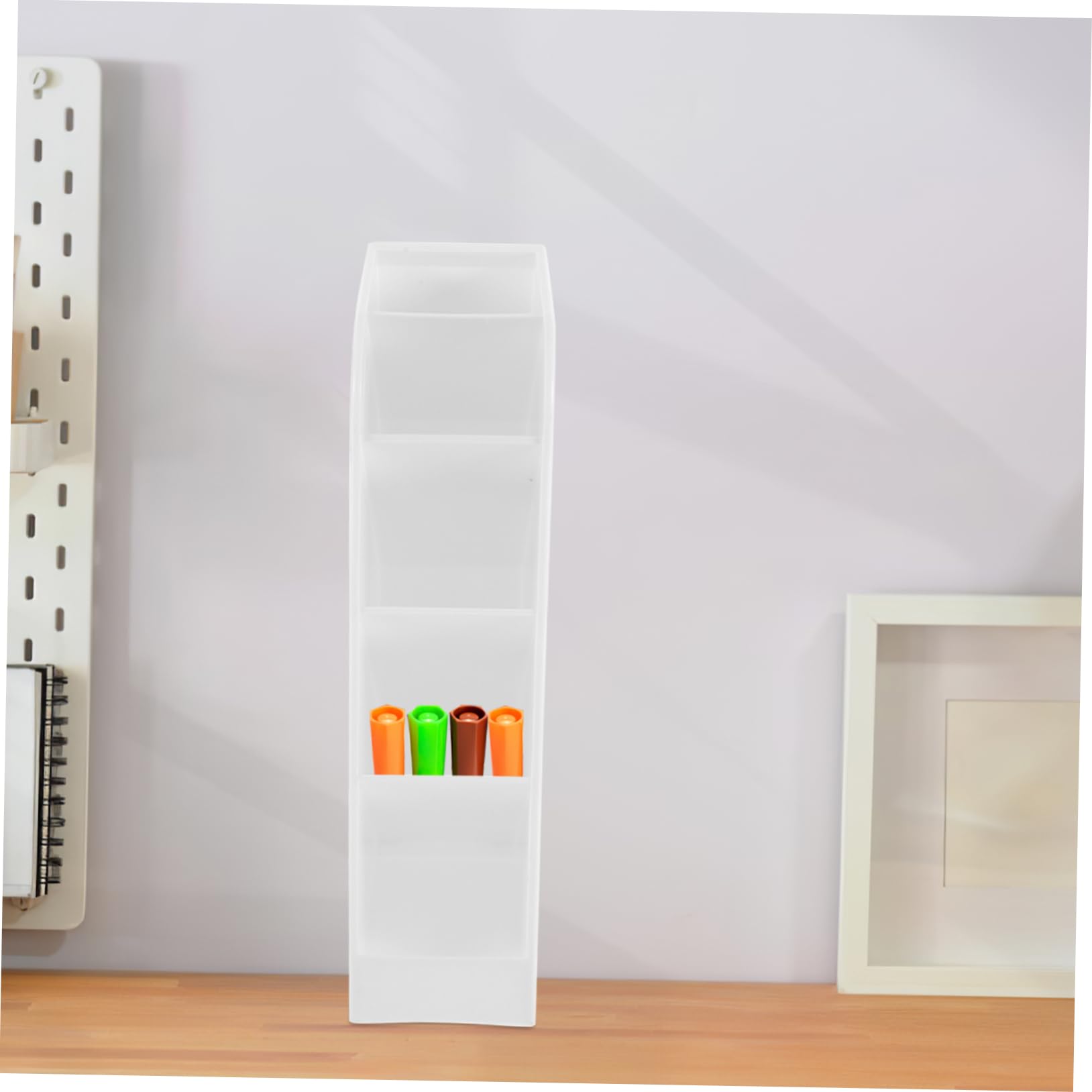 2 Pezzi Di Scatola Di Cancelleria Creativa Portapenne Da Scrivania Portapenne Contenitore Di Plastica Per Cancelleria Organizer Da Scrivania Per Ufficio