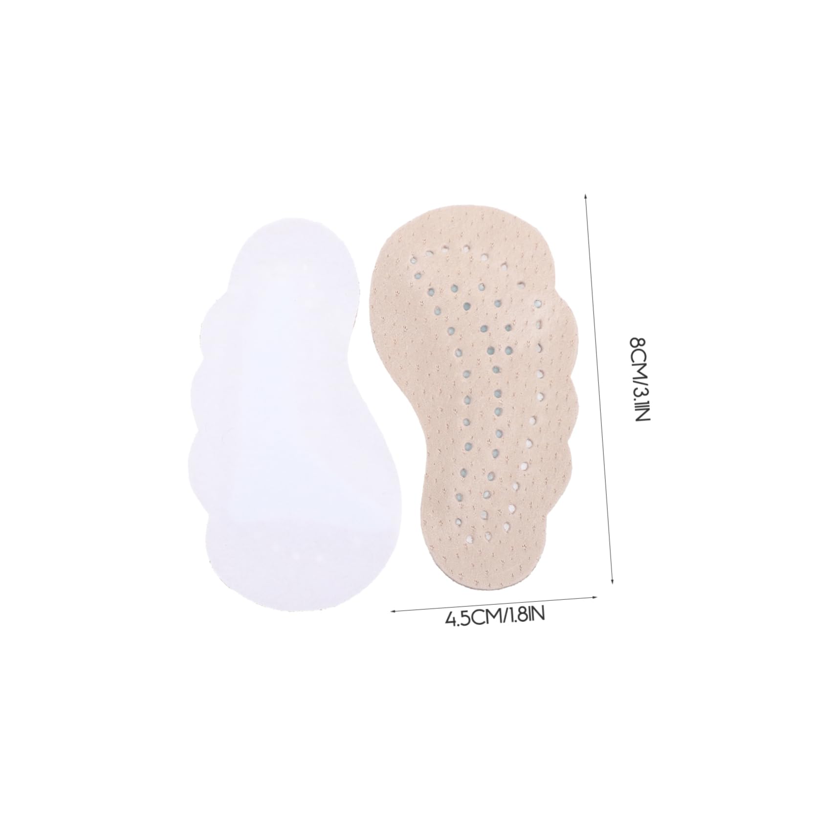 GLEAVI 25paare Einlegesohlen Für High Heels Fersenkissen Und Vorderfußpolster Und Selbstklebend Für Sommer Atmungsaktiv Und Druckentlastend