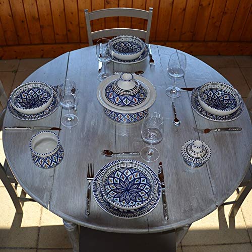 Service à soupe Bakir bleu pour ne plus manquer de bols à table - 4