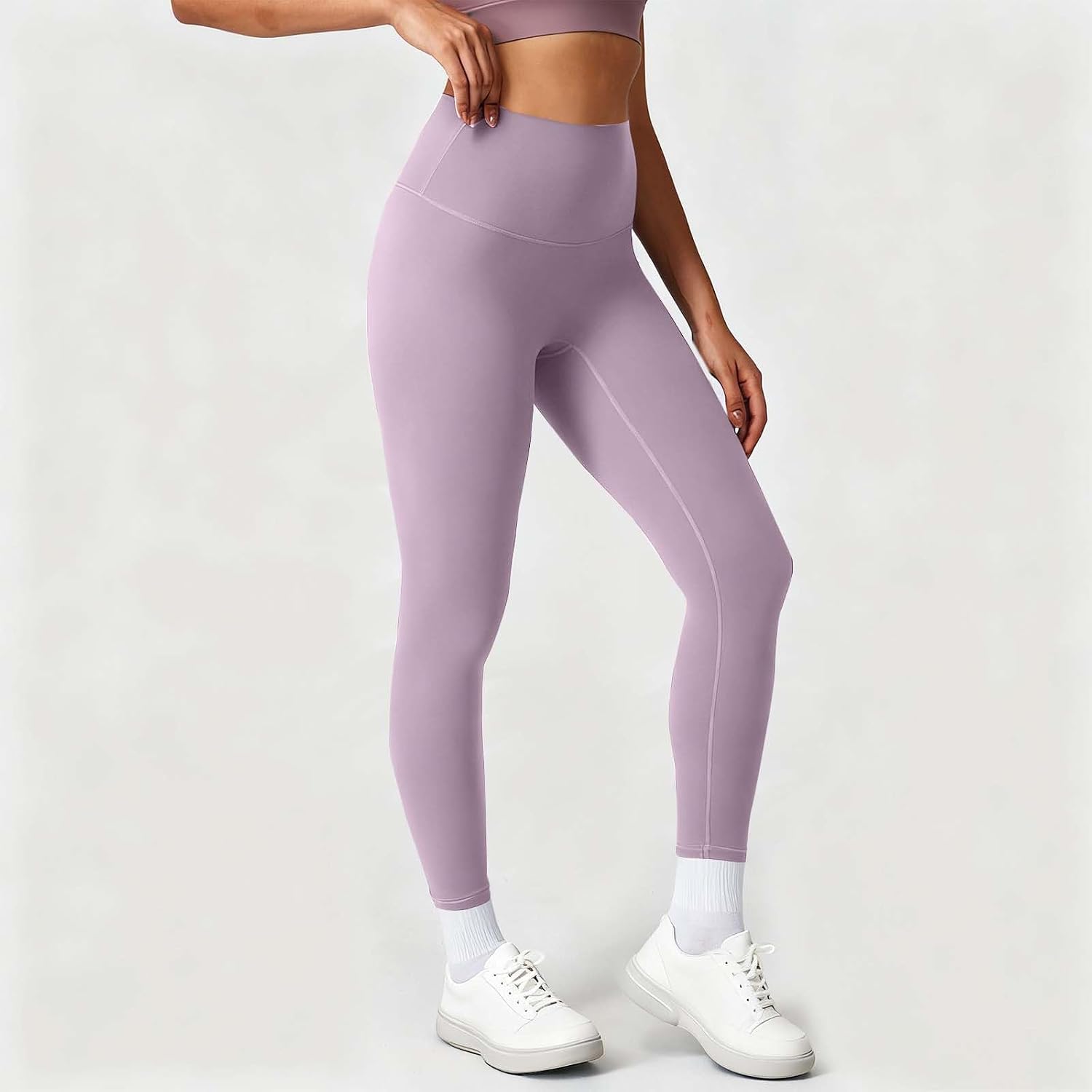 High Waisted Leggings for Women Hip Lift Tummy Control Tight Yoga Pants Non See Through Gym Workout Running Leggings