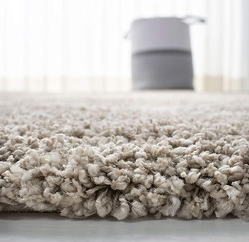 Image of Shaggy Floor Carpets for Living Room, Elegant Bed Side Runner, Bedroom Carpet, Sofa Area Wedding Carpet,(5x8 Feet, Beige Box)