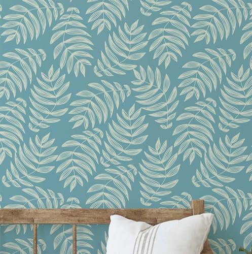 Papier peint feuille de fougère pour salon et chambre moderne - 2