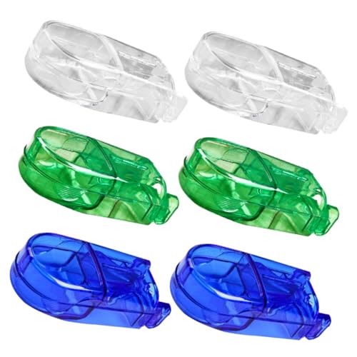 6pcs Tablet Divider Medicine Pill Splitter Pill Cutter Splitter Plastic Pill Splitter Mini Plastic Containers Tiny Pill Cutter Travel Small Pill Stainless Steel Major