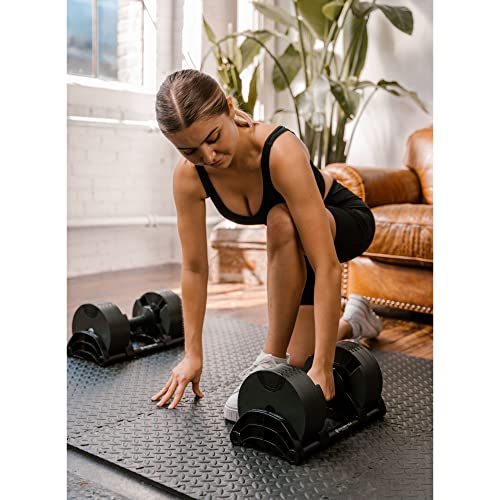 Nuobell Adjustable Dumbbells - Gym Army Nuobell, 5lbs - 50lbs adjustable free weight dumbells for men and women - strength training and fitness (Single Dumbbell) - Image 4