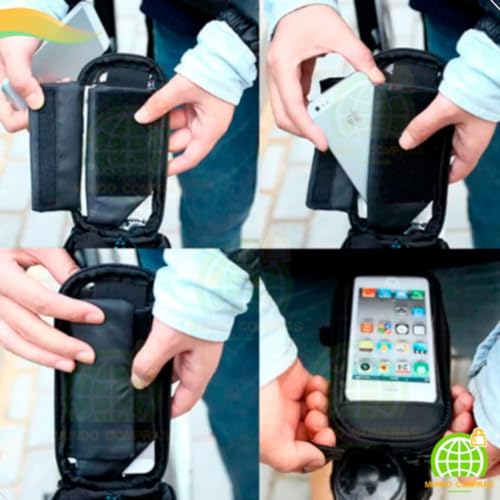 Bolsa Porta Celular Suporte Quadro Bike Bicicleta Ciclismo Case 6,5 A Prova D'água Mundo Compras