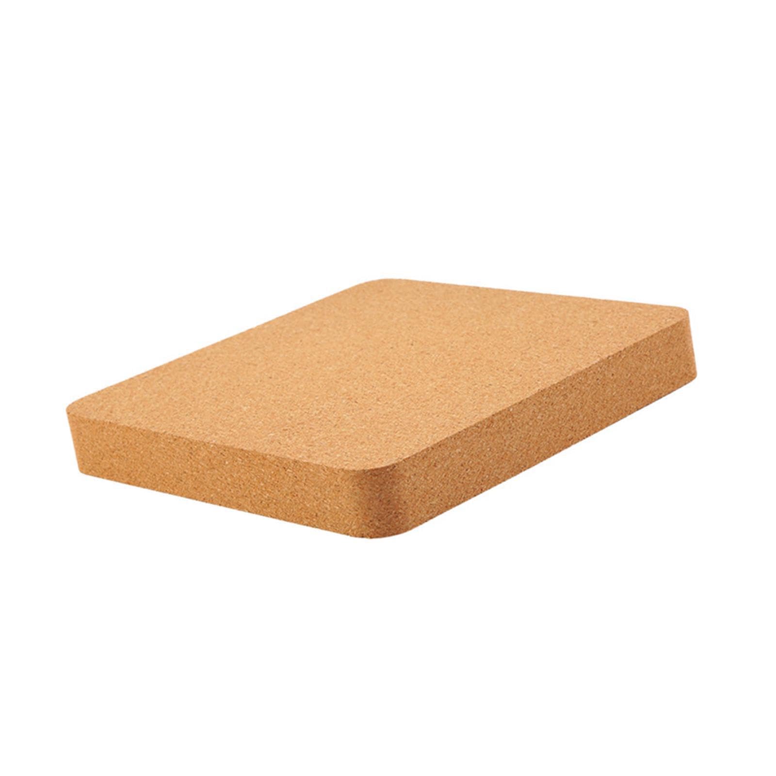 PIXZCSA Cork Sanding Block Leathercraft Hand Tool Leather Cutting Tasks Easy To Clean Wood Providing Smooth And Stable Face For Cuts. Cork Block Punching, 10x7x3cm