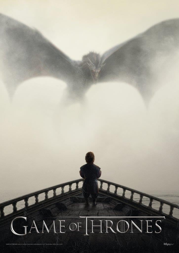 MIGHTYPRINT Game of Thrones - Tyrion’s Voyage - 17" x 24" Wall Art - Officially Licensed Collectible - Ideal for Gifting and Collecting MP17241105