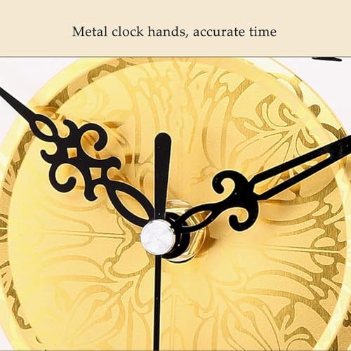 Reloj de pared clásico de madera con péndulo oscilante, funcionamiento silencioso para decoración del hogar