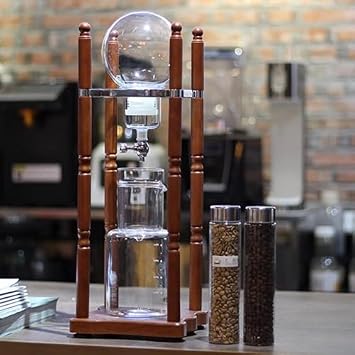 Cold Brew Coffee Maker Tower, Drip System for Smooth Flavor, Ideal for Commercial Use and Office Settings