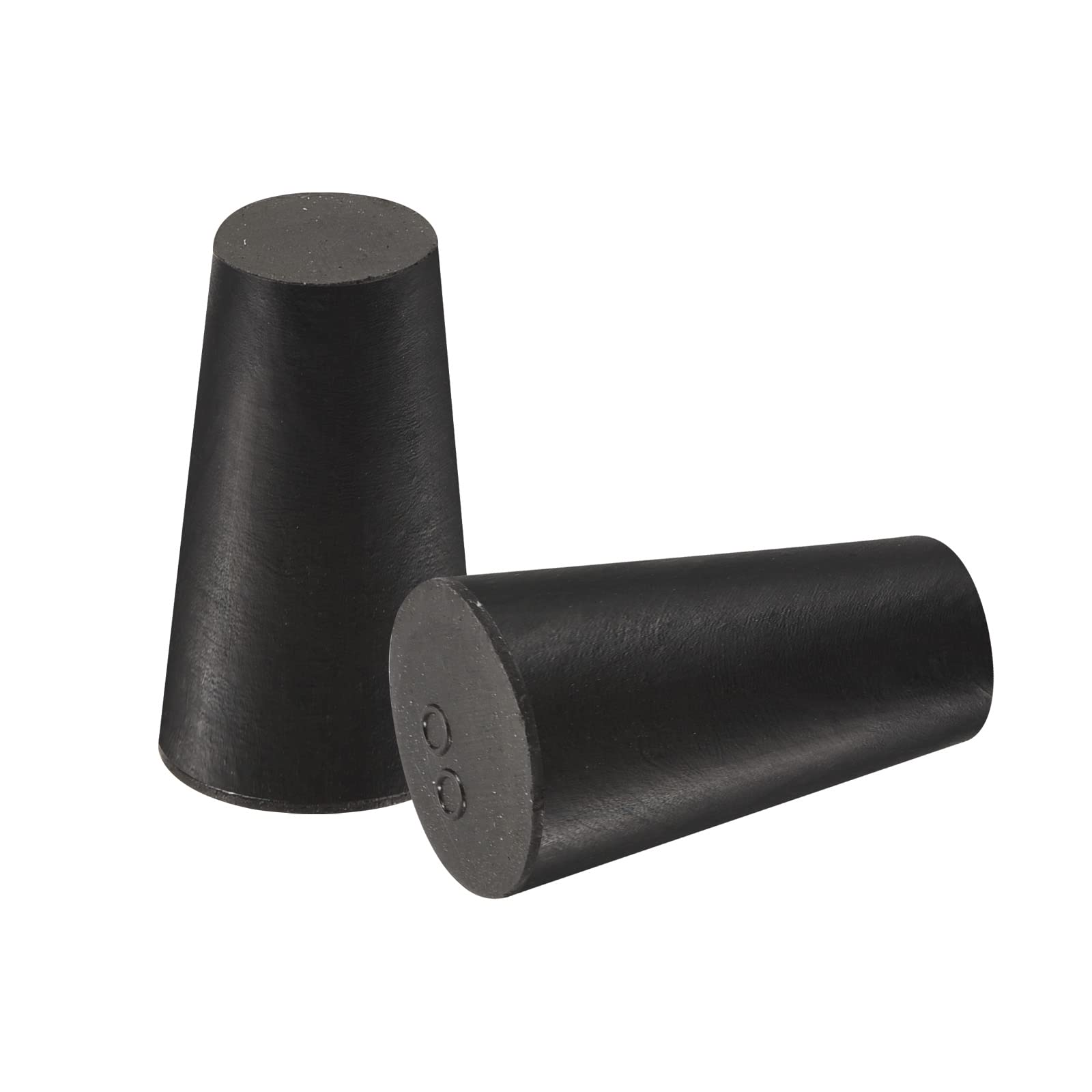Sourcing Map Tapones Cónicos De Goma Con Orificio - 13 A 17 Mm - Pack De 10 Para Tubos De Ensayo Y Laboratorio