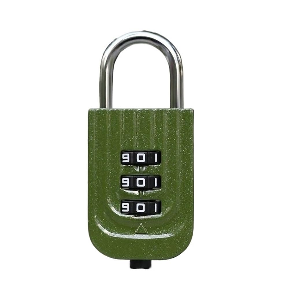 Suitcase Locks, 3 Digit Password Lock for Suitcase Luggage Travel Outdoor Tools Multicolor(Groen)
