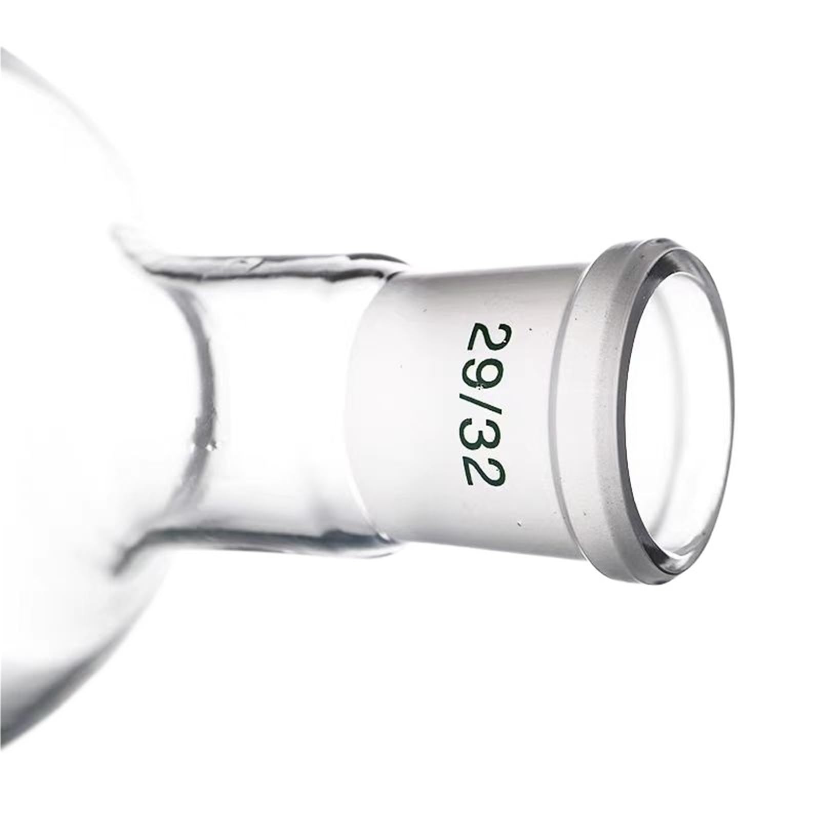 una botella hirviendo, 1 matraz de destilación de una sola boca con fondo plano de vidrio, boca esmerilada estándar n.° 19, n.° 24 y n.° 29, capacidad de 50 ml a 2000 ml.(500ml caliber19)