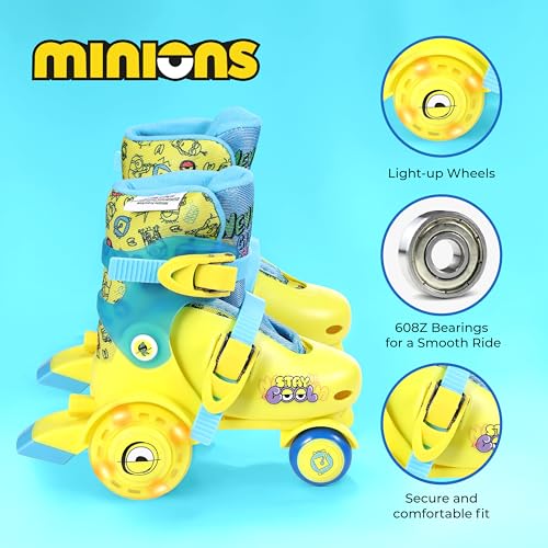 Image of Trainer Skates for Kids, Light Up LED Wheels, Adjustable