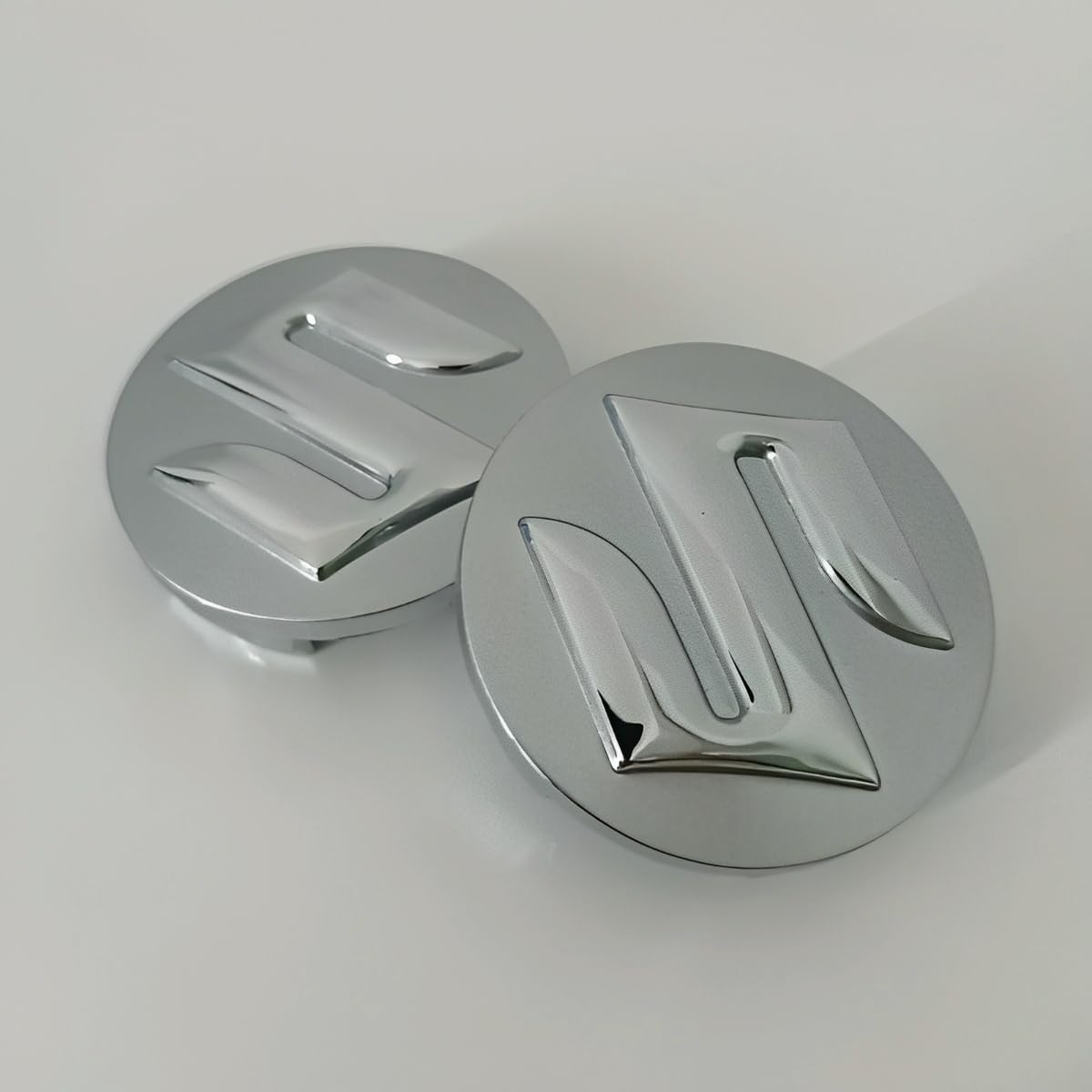 4 Cache-Moyeu ABS 54mm Argent Pour Suzuki Swift Sport 2006-2025 - Enjoliveurs Centraux De Roue - 12