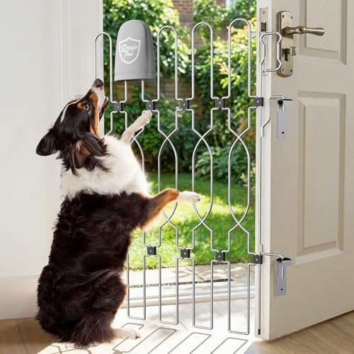 Retraktierbares Sicherheitsgitter für Hunde,Sicherheitsbarriere ohne Bohren
