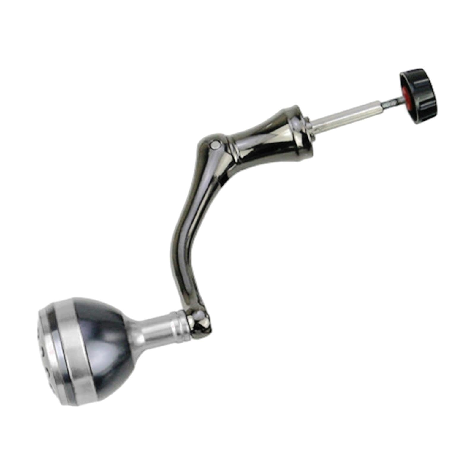 Timcryxient Lot de 2 moulinets de pêche en alliage d'aluminium solide
