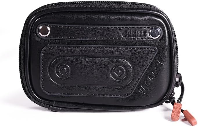 ddHiFi CZ120 Cassette-Style Earphones Storage Case Retro Storage Pouch Suitable for Storing Earphone Cables Black