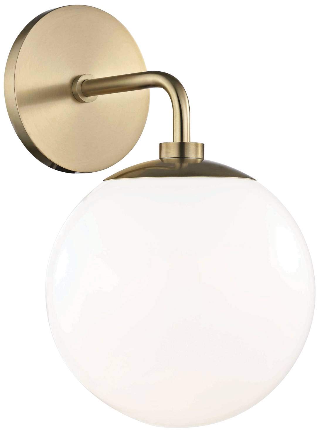 Mitzi H105101-AGB Stella - 1 Light Wall Sconce 11.5 inches Tall and 7 inches Wide - Aged Brass