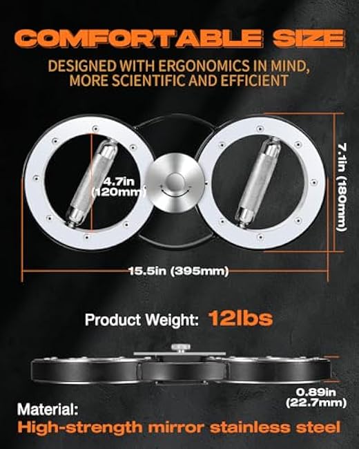 Burn Machine Arm Rotator ¨C 12LB Forearm & Shoulder Trainer for Boxing, Strength & Endurance Workouts, 360¡ã Spin Equipment for Men & Women, Home or Gym Use