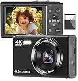 デジカメ4Kデジタルカメラ WIFI転送機能 4400万画素 16倍デジタルズーム オートフォーカス機能 ウェブカメラ 19種類フィルター 自撮り便利コンパクト 子供や初心者向け 子供の日 クリスマスプレゼント