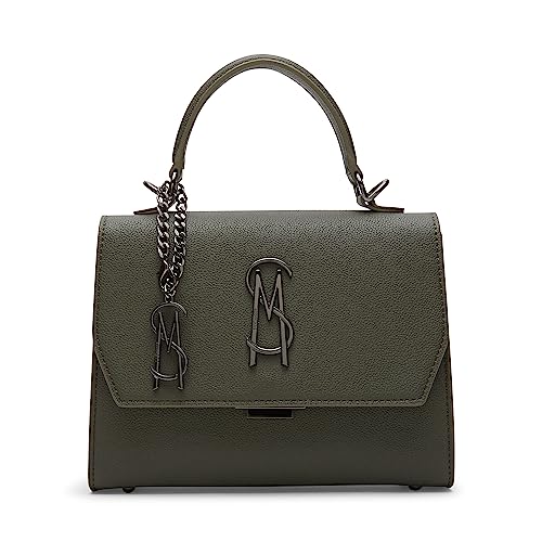 Steve Madden Damen Top Handle Crossbody Lattuca Umhängetasche mit Tragegriff Oben, Oliv/Blatt für Mich (Leaf It to Me)