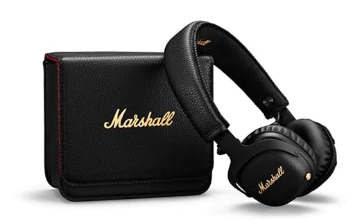 Marshall Mid ANC 04092138 Wireless Bluetooth On Ear Headphone with Mic (Black)