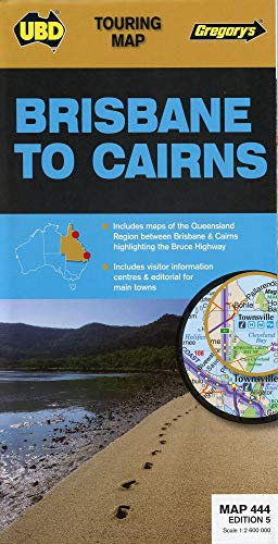 Hema Brisbane To Cairns 444 Touring Map